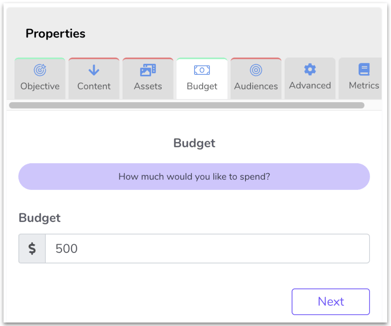 9. Set Budget