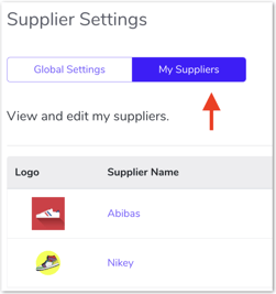 2. My Suppliers