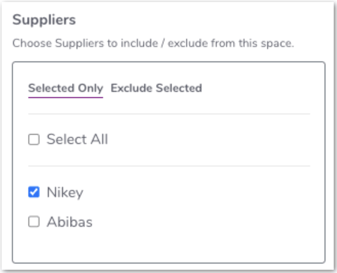 4. Select Supplier